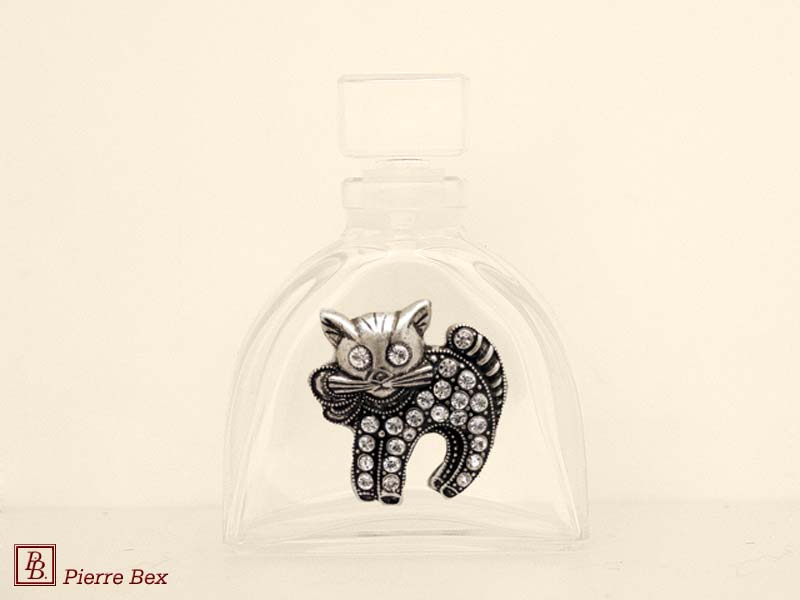 Pierre Bex Botella con strass gato 46019-05