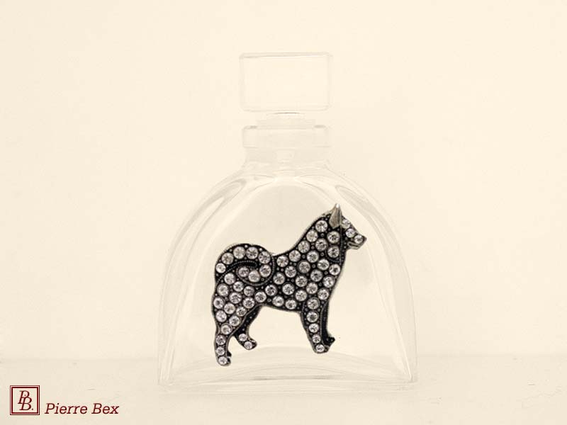 Pierre Bex Botella con strass samoyedo 46019-06